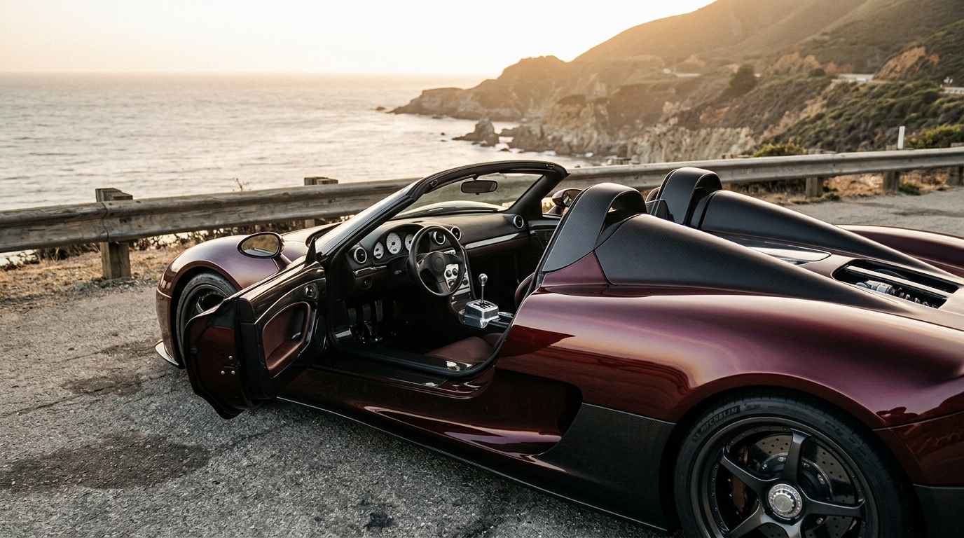 V12 manual supercar representing the return of analogue driving in 2026